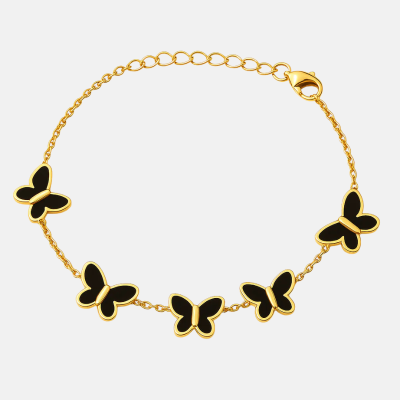 Chic Butterfly Gold Bracelet