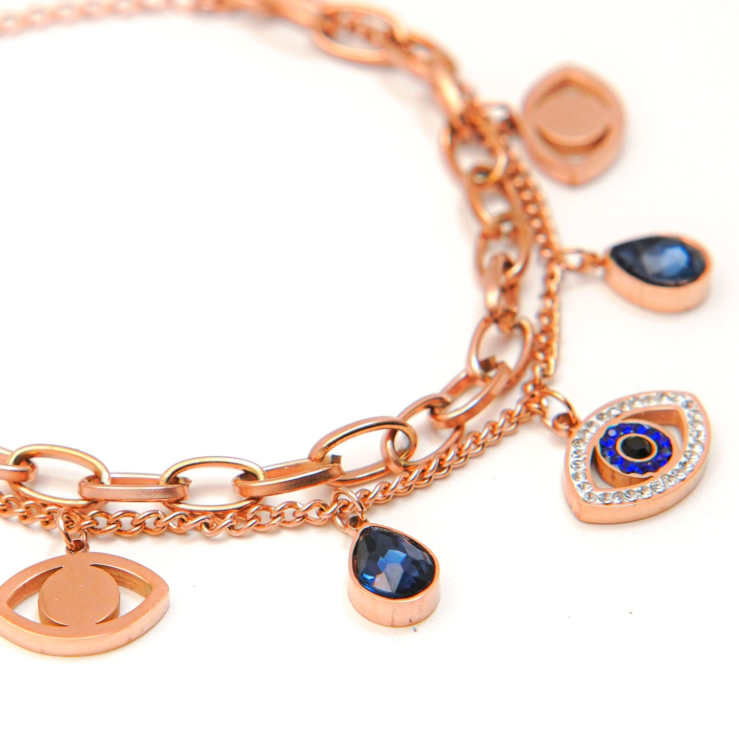 Elegant Eye Charm Bracelet