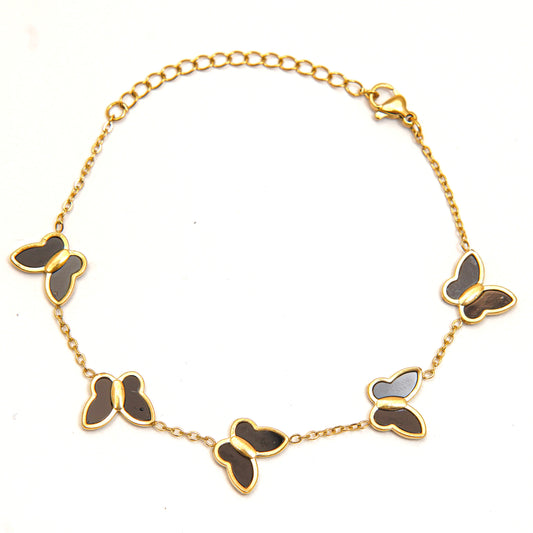 Chic Butterfly Gold Bracelet