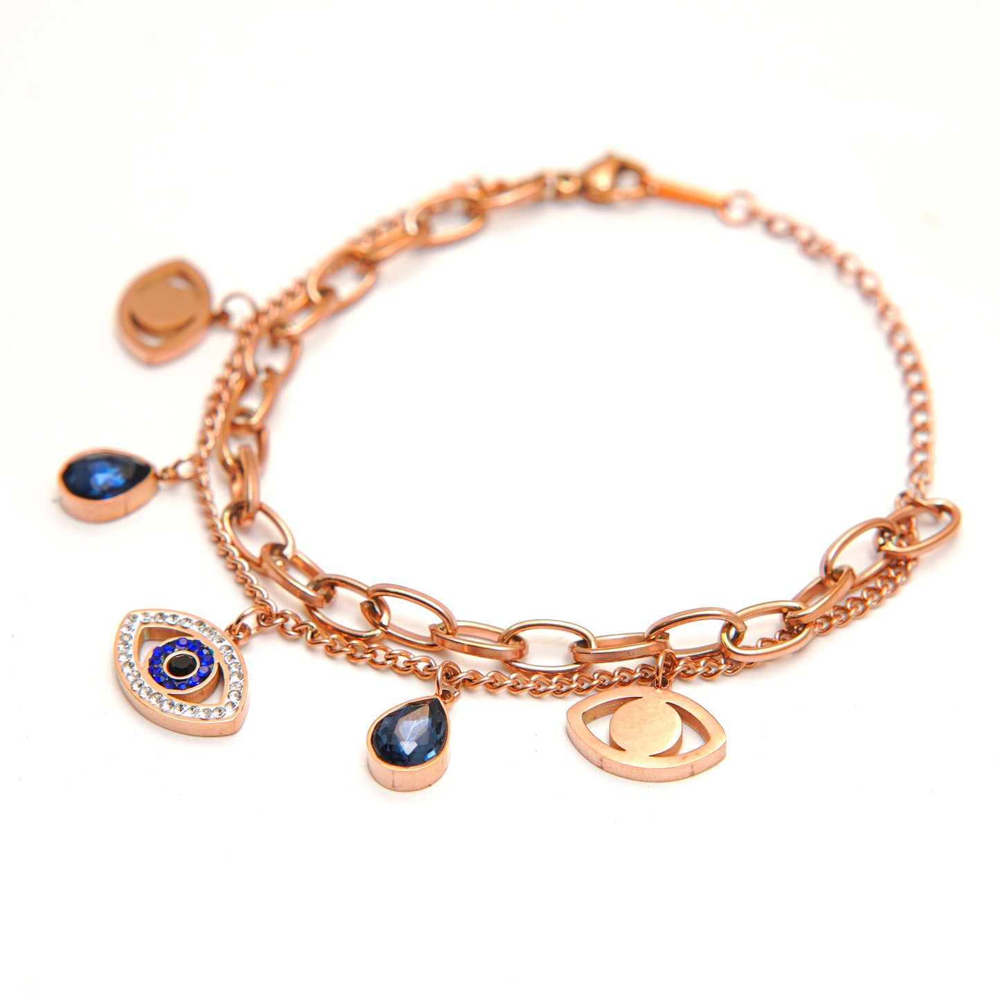 Elegant Eye Charm Bracelet