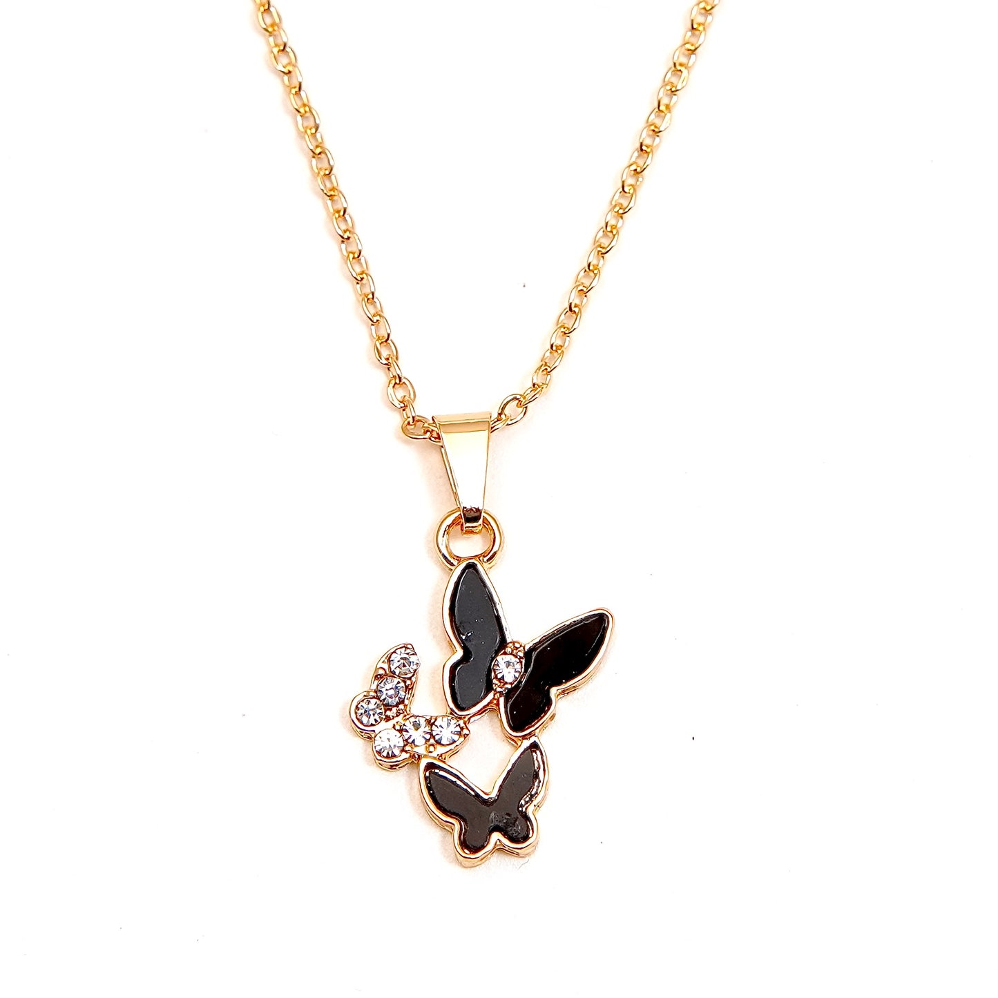 Golden Butterfly Trio Pendant