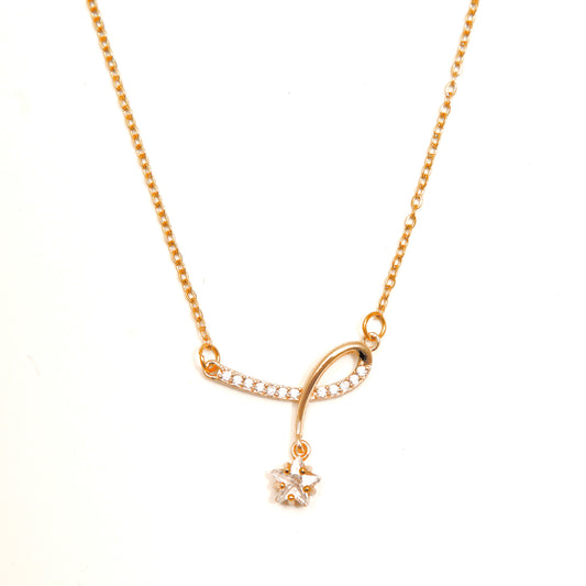 Graceful Infinity Star Pendant Necklace