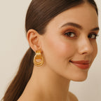 Bold Gold Hoop Earrings