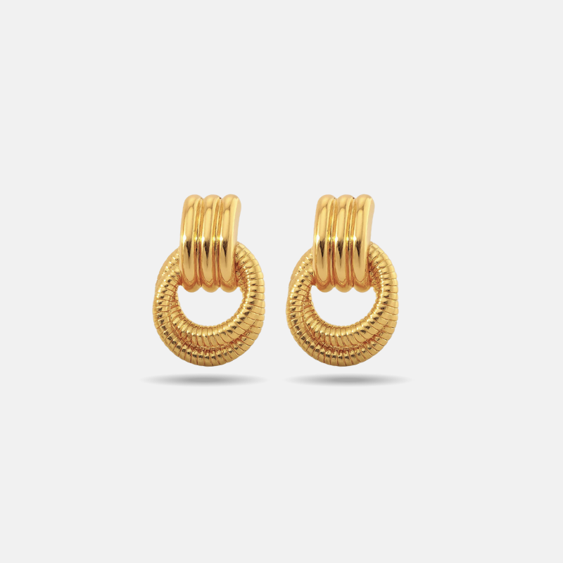 Bold Gold Hoop Earrings