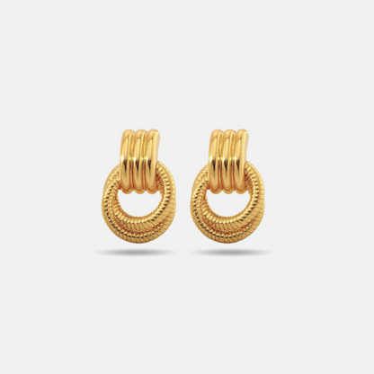 Bold Gold Hoop Earrings for Women