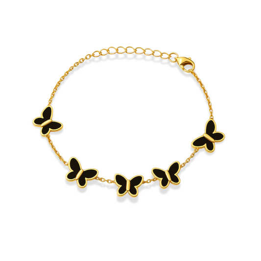 Chic Butterfly Gold Bracelet