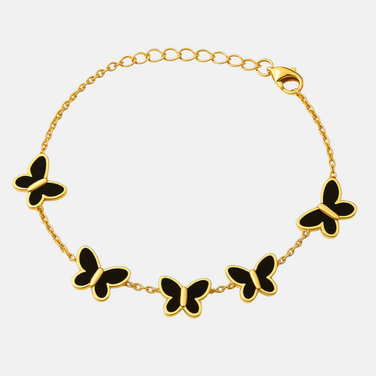 Chic Butterfly Gold Bracelet