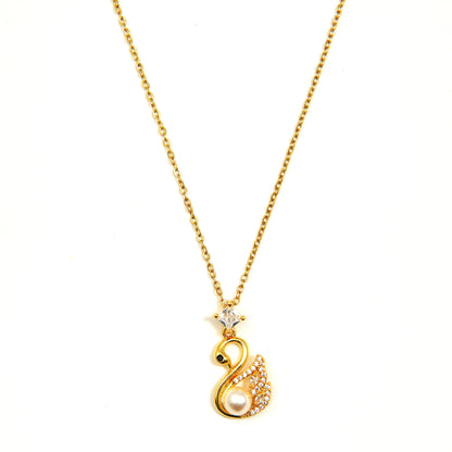 Graceful Swan Pendant