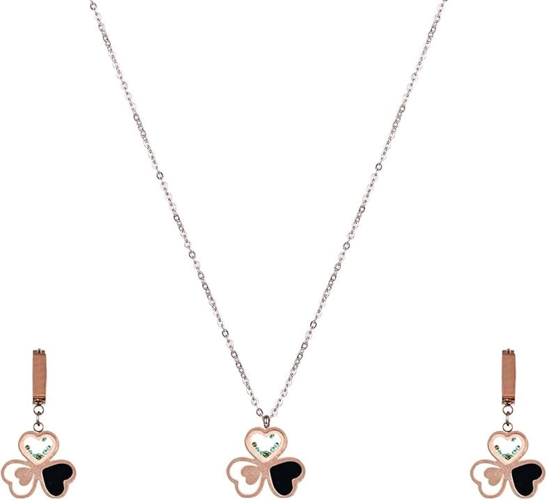 Elegant Clover Jewelry Set
