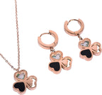 Elegant Clover Jewelry Set