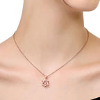Elegant Star Rose Gold Necklace