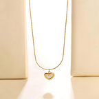 Elegant Gold Heart Necklace