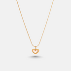 Elegant Gold Heart Necklace