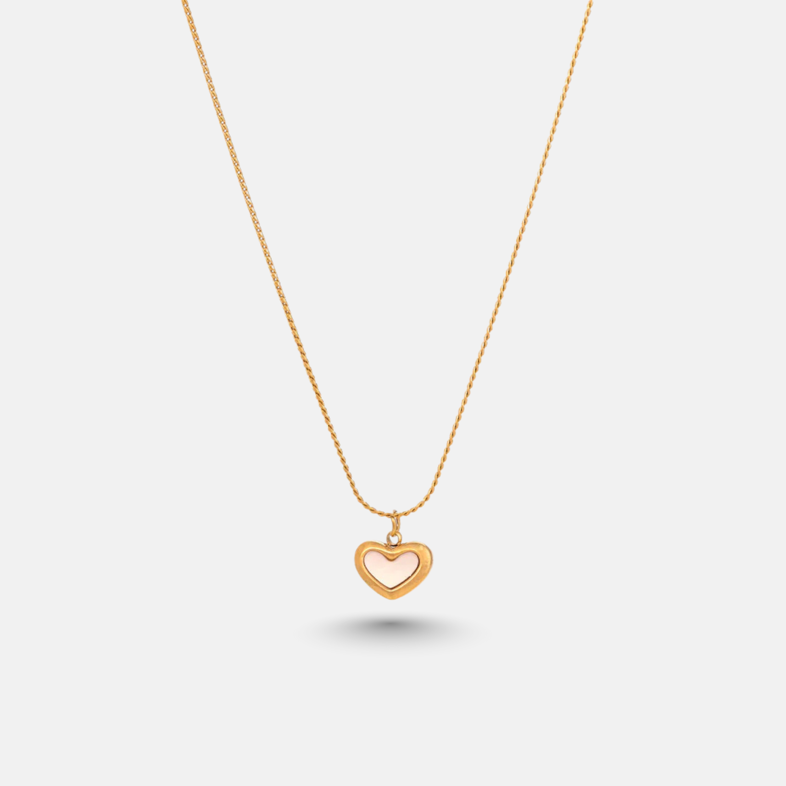 Elegant Gold Heart Necklace