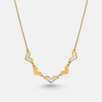Stylish Gold Heart Chain
