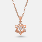 Elegant Star Rose Gold Necklace