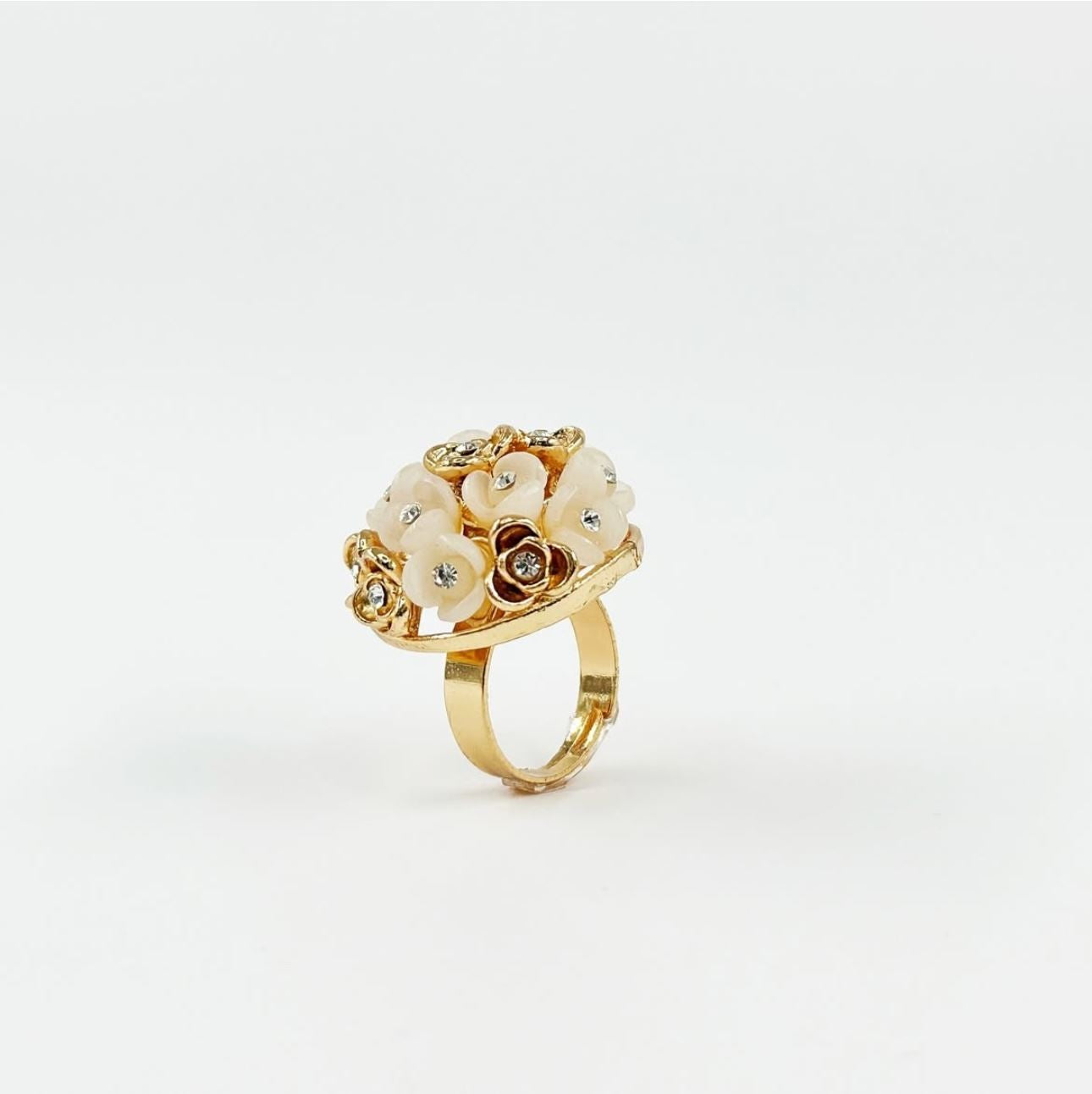 Charming Floral Statement Ring