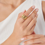 Gold Statement Ring