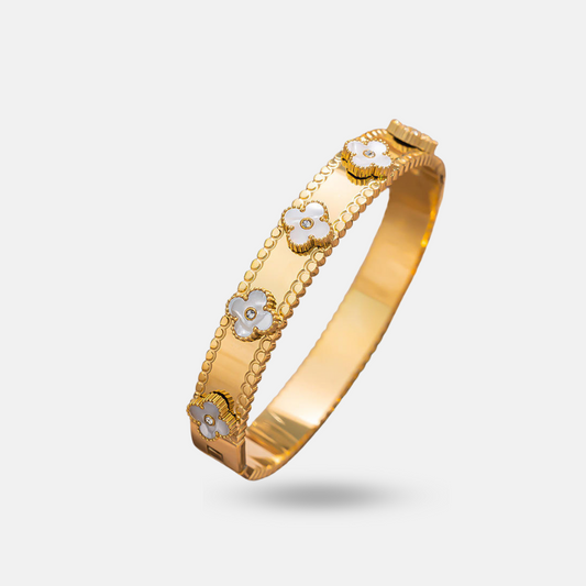 Luxury Clover Gold-Plated Bracelet