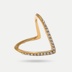 Reversible V-Shaped Adjustable Ring