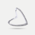 Reversible V-Shaped Adjustable Ring