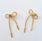Twisted Bow Earrings