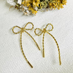 Twisted Bow Earrings