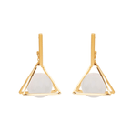 Geometric Elegance Triangle Earrings
